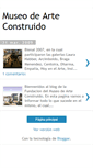 Mobile Screenshot of fundaciondelmuseodearteconstruido.blogspot.com