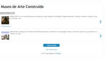 Tablet Screenshot of fundaciondelmuseodearteconstruido.blogspot.com