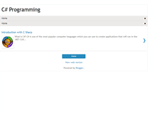 Tablet Screenshot of csharpprogrammingdotnet.blogspot.com