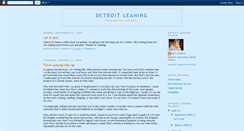 Desktop Screenshot of detroitleaning.blogspot.com