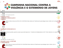 Tablet Screenshot of juventudecontraviolencia.blogspot.com