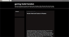 Desktop Screenshot of goringhotellondon.blogspot.com