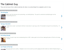 Tablet Screenshot of cabinetguy.blogspot.com