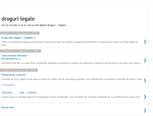 Tablet Screenshot of droguriiilegale.blogspot.com