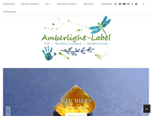 Tablet Screenshot of amberlight-label.blogspot.com