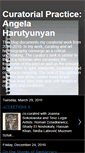Mobile Screenshot of curatorialwork.blogspot.com