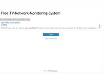 Tablet Screenshot of free-network-monitoring.blogspot.com