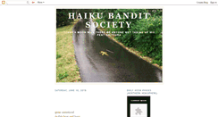 Desktop Screenshot of haikubanditsociety.blogspot.com