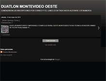 Tablet Screenshot of duatlonoeste3.blogspot.com