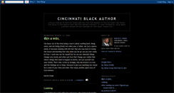 Desktop Screenshot of cincinnatiblackauthor.blogspot.com