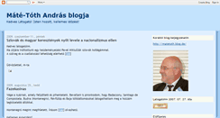 Desktop Screenshot of matetoth.blogspot.com