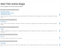 Tablet Screenshot of matetoth.blogspot.com