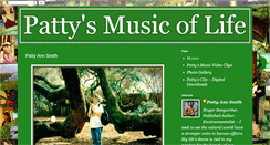 Desktop Screenshot of pattysmusicoflife.blogspot.com