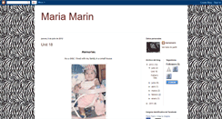 Desktop Screenshot of mariadelosangelesmarin.blogspot.com