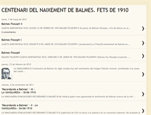 Tablet Screenshot of centenaridelnaixementdebalmes.blogspot.com