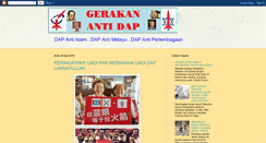 Desktop Screenshot of gerakanantidap.blogspot.com