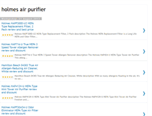 Tablet Screenshot of holmesairpurifierreview.blogspot.com
