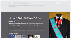Desktop Screenshot of lalogiamasonicadelleida.blogspot.com
