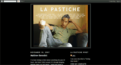 Desktop Screenshot of lapastiche.blogspot.com