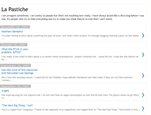 Tablet Screenshot of lapastiche.blogspot.com