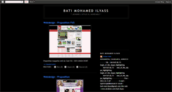 Desktop Screenshot of ilyassbati.blogspot.com