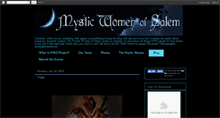 Desktop Screenshot of mysticwomenofsalem.blogspot.com