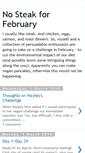 Mobile Screenshot of no-steak-for-feb.blogspot.com