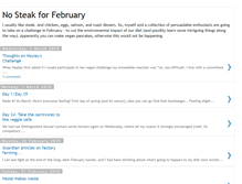 Tablet Screenshot of no-steak-for-feb.blogspot.com