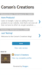 Mobile Screenshot of corsonscreations.blogspot.com
