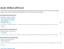 Tablet Screenshot of blogarticleworld.blogspot.com