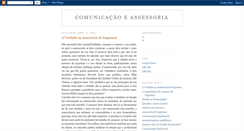 Desktop Screenshot of comunicacaoassessoria.blogspot.com