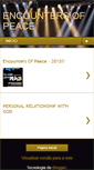 Mobile Screenshot of encountersofpeace.blogspot.com