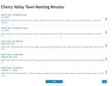 Tablet Screenshot of cvtownminutes.blogspot.com