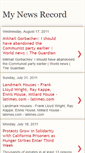 Mobile Screenshot of mynewsrecord.blogspot.com
