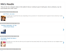 Tablet Screenshot of nikinoodle.blogspot.com