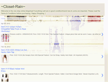 Tablet Screenshot of closet-rain.blogspot.com