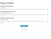 Tablet Screenshot of prayerofvictory.blogspot.com