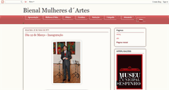 Desktop Screenshot of bienalmulheresdartes.blogspot.com