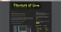 Desktop Screenshot of flavoursoflime.blogspot.com