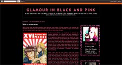 Desktop Screenshot of glamour-in-black-and-pink.blogspot.com