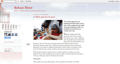 Desktop Screenshot of behzatmiser.blogspot.com