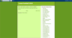 Desktop Screenshot of i-want-football-2010.blogspot.com