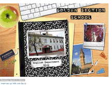 Tablet Screenshot of goldensectionenglish.blogspot.com
