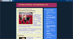 Desktop Screenshot of historiauniversalceb.blogspot.com