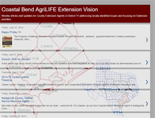 Tablet Screenshot of coastalbendagrilifeextension.blogspot.com