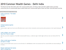 Tablet Screenshot of 2010commonwealthgamesindia.blogspot.com