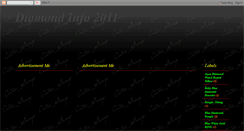 Desktop Screenshot of diamondinfo2011.blogspot.com