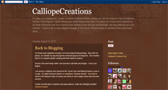 Desktop Screenshot of calliopecreations.blogspot.com