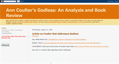 Desktop Screenshot of godlessanncoulter.blogspot.com