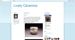 Desktop Screenshot of livelyceramics.blogspot.com